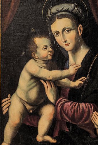 Madonna col Bambino, San Giovannino e Sant'Anna